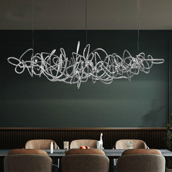 Luci della Scandinavia - Gomitolo di lana - Lampadario art déco mozzafiato. Illuminazione a LED. Sfrutterà al meglio il tuo soggiorno o qualsiasi reception moderna. Sorgente luminosa: 4 lampadine a LED. Tipo di attacco: E17. Lampadine incluse: Sì. Dimmerabile: No. Tipo di interruttore: Interruttore a manopola. Fonte di alimentazione: CA, 90-260 V. Area di copertura dell'illuminazione: 10-15 metri quadrati. Tipo di installazione: Cavo, pendente. Materiale del corpo: Alluminio. Finitura: Verniciato. Garanzia: 3 anni. Certificazione: CCC, CE, CQC, EAC, FCC, GS, LVD, ROHS, SAA, UL, VDE.