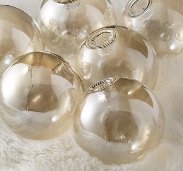 Luci della Scandinavia - Rhizome - Lampadario a LED interamente in rame. Illuminazione moderna per sale da pranzo, corridoi o, perché no, anche per l'ingresso? Due opzioni di dimensioni: 3 teste - 5-10 5 teste - 10-15 54 W 100 cm di larghezza, 100 cm di altezza, 50 cm di diametro 3 opzioni di colore del corpo 3 opzioni di colore dell'illuminazione