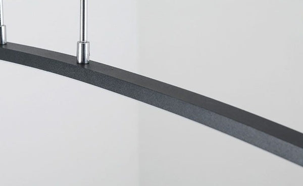 Lights of Scandinavia - Horizon - Moderne LED-Pendelleuchte mit Fernbedienung für Arbeitszimmer, Küche, Esszimmer, Wohnzimmer, Hängeleuchte mit Kabel, Eingangsspannung AC 90-260 V. 1. Kaltweiß/Warmweiß --- Ohne Fernbedienung, nur eine Farbe. 2. Helligkeit dimmbar --- Mit Fernbedienung (Lichtfarbe von Kaltweiß bis Warmweiß und Helligkeit von schwach bis stark einstellbar). 3. Spannung: 110 V/120 V/130 V/220 V/230 V/240 V. 4. Größe: 120 cm, 24 W. 5. Fernbedienung: Helligkeit und Farbtemperatur einstellbar. 6. Leuchtmittel enthalten: Ja. Kaltweiß (ohne Fernbedienung): Nur eine Farbe (6000 K-6500 K). Warmweiß (ohne Fernbedienung): Nur eine Farbe (3000 K-3500 K). Helligkeit dimmbar: Kaltweiß, Neutralweiß, Warmweiß. Mit Fernbedienung.