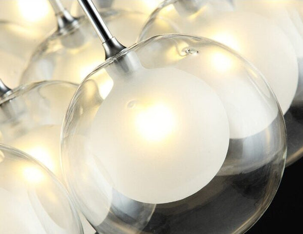 Luci della Scandinavia - Cluster - Lampadario LED a grappolo nordico. Moderne lampade a sospensione per cucine, sale da pranzo, corridoi ecc. Cluster è disponibile in diverse dimensioni. Altezza regolabile.